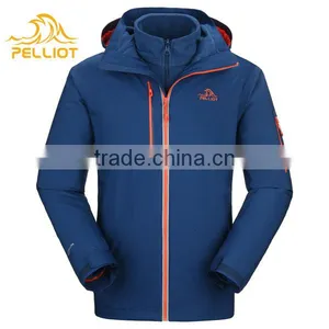 Wholesale OEM Mens 3 In1 Waterproof 10000mm Outdoor Jacket thumbnail-5