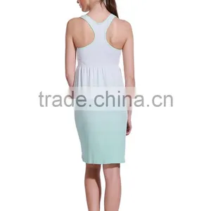 Woman Sleeveless Casual Dresses thumbnail-2