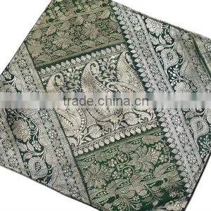 Sari Decorator Ethnic Pillows Vintage Brocade India Designer Cushion Covers thumbnail-1