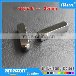 Metal Gold or Silver and 11 Colours Else Shoe Lace Tips Aglets to Repair or Shorten Laces - 25mm Mixed Color Yeezy Lace Aglets thumbnail-1