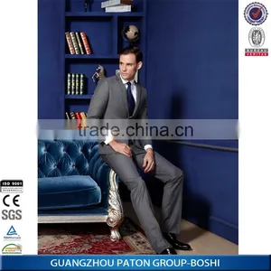 Mens Slim Fit Suit Bespoke Men Slim Cut Business Suit thumbnail-1