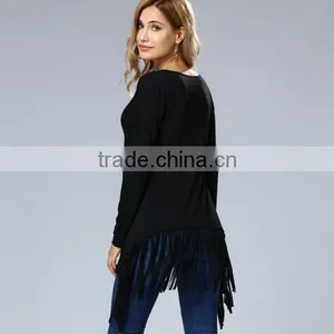 Europe and the United States Sell Like Hot Cakes Long-sleeved T-shirt Girl thumbnail-2