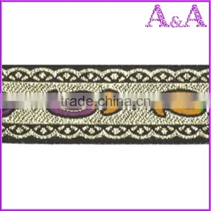 Jacquard Elastic Tape Ribbon, Jacquard Woven Tape/clothing Webbing thumbnail-6