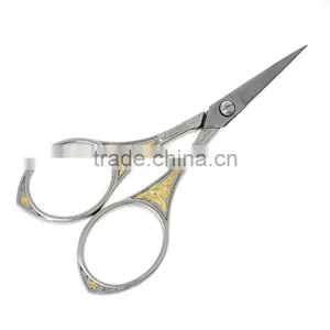 Silver Tone Vintage Retro Style Stainless Steel Bulk Fabric Cutting Scissors thumbnail-1