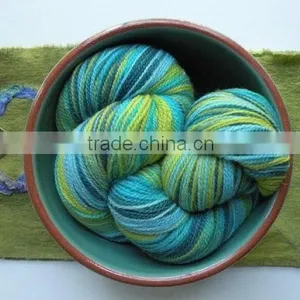 2014 the Most Popular in Europe Market Hot Sale Super Soft 100 Merino Wool Knitting Yarn Environmental Dyed thumbnail-5