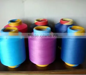 Produce Shoes Upper Material 100% Polyester Air Covered Spandex Yarn thumbnail-4