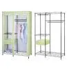 Fabric Wardrobe With Drawers thumbnail-1