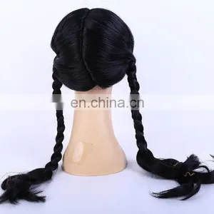 New Long Straight Two Braid Wigs thumbnail-3