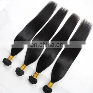 Fast Shipping 100% Indian Human Virgin Remy 9A Grade Hair Weaving in Silky Straight Cuticle Aligned Hair thumbnail-6