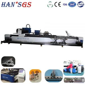CNC Fiber Laser Metal Tube Cutting Machine for Square/Round Pipe thumbnail-2