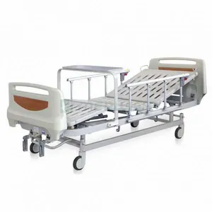 AG-BYS105 Reasonable Price Medical Equipment Manual Hospital Bed 2 Cranks thumbnail-1