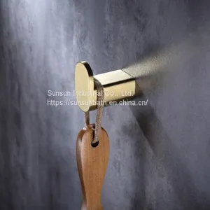 Washroom Brass Robe Hook Single thumbnail-1