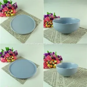 Dinnerware Plate Colored Glaze Plates Sets Dinnerware Ceramic Dinnerware Tableware Set thumbnail-5