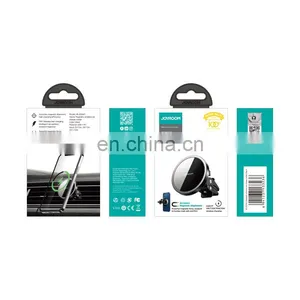 Joyroom Air Vent Mount 15W Phone Magnetic Car Wireless Charger For Car Magsafe Holder For Iphone 12 thumbnail-3
