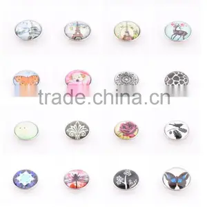 Yellow Family Tree Button for Leather Bracelet thumbnail-2