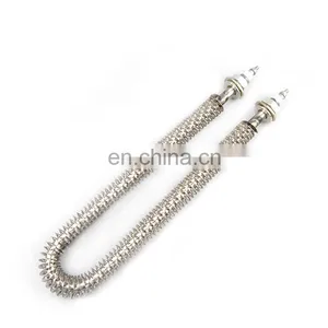 Electric W Type Finned Air Tubular Strip Heater Heating Element thumbnail-1