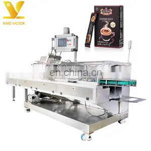 KV Automatic Powder Stick /Coffee Powder Stick /Protein Powder Sachet Carton Box Packing Packaging Machine thumbnail-1