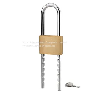 Brass Padlock With Adjustable Shackle High Quality Brass Padlock Durable Brass Lock thumbnail-1