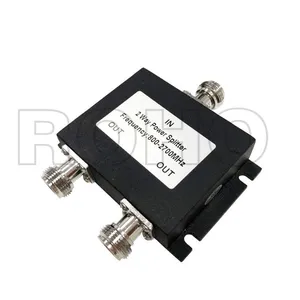 800-2700MHz Indoor 2 Way 50W Microstrip Power Divider Splitter With N Female Connector thumbnail-1