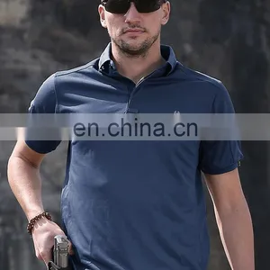 Men Outdoor Short Sleeve Quick Dry Polo Tactical T Shirts thumbnail-5