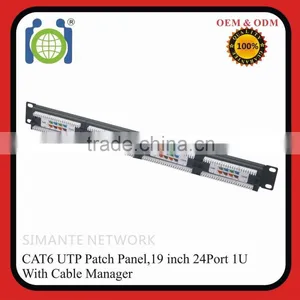 UTP Cat6 1U 24 Port Krone&110 IDC Patch Panel thumbnail-2