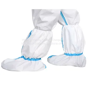 Professional Manufacture Cheap Disposable Foot Antistatic Medical Lace-up Isolation Shoe Covers thumbnail-1