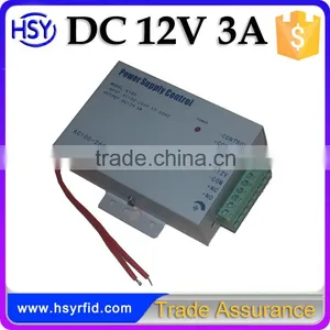 HSY-K100 Top Supplier Security 12V 3A Power Adapter Power Supply Control for Magnetic Lock thumbnail-1