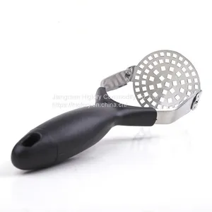 Food Grade Factory Wholesale Folding Manual Hand Stainless Steel Potato Masher Presser thumbnail-3