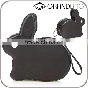 Lovely Bunny Genuine Leather Clutch Eye Catching Fashion Ladies Evening Clutch Bag Rabbit Leather Party Purse Made in China thumbnail-1