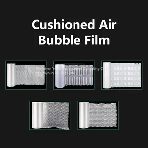 Recycle Cushion Film Roll/ Wine Bottle Cushioned Wrapper/ Can Protective Packaging/ Cushioned Bag for Carton thumbnail-3