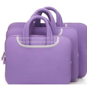 Fashionable Neoprene Laptop Bag Shockproof Laptop Case With Handle and Pockets thumbnail-1