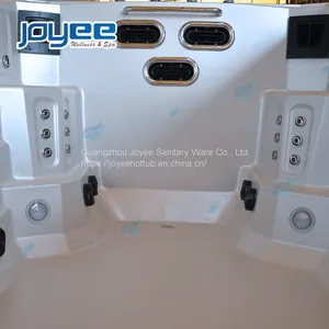 JOYEE Endless Pool Spa Swimming Pool Hydro Whirlpool 2 Person BalBoa System Massage Spa Hot Tub thumbnail-4