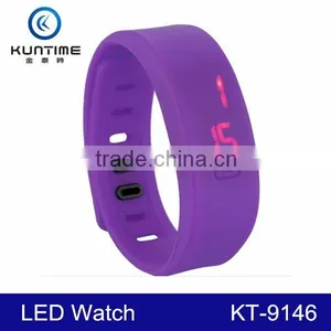 2015 Cheap Promotional Silicone Sports Led Bracelet Relojes for Men thumbnail-4
