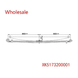 XK5173200001 Heavy Duty Vehicle Front Axle Parabolic Spring Wholesale For Foton thumbnail-1