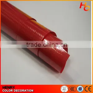 New Product Red Color Self Adhesive 3D Carbon Fiber Car Vinyl Film thumbnail-3