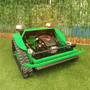 Remote Controlled Grass Cutter, China Remote Control Bank Mower Price, Tracked Robot Mower for Sale thumbnail-4