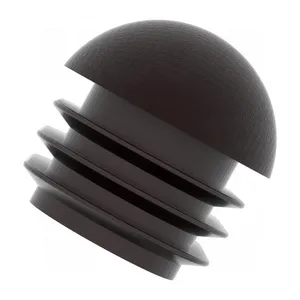 Tube Ending Oval Elliptical Flat Arched Tube Insert End Plug Domed Head Top Plastic Oval Pipe Plug thumbnail-4