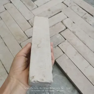 Thin Old White Brick Veneer Tile 22mm, Antique Wall Decoration, Lightweight & Easy Install thumbnail-4