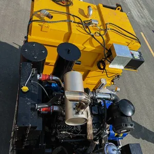 2000bar 32L/Min Ultra High Pressure Hydro Jetting Machine Water Jet Cleaner Road Mark Removal Machine thumbnail-3