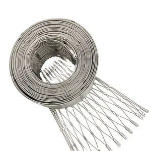 Cargo Net Metal Rope Mesh for Backpack and Bag Protector Ss Wire Rope Mesh Window Safety Protect Mesh Flexible Cable Net thumbnail-3
