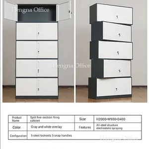Executive File Cabinet HN-FC010 | Premium Finish | Quality Handle | Corporate Office Storage-OEM/ODM Service thumbnail-1