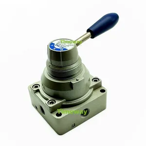 Pneumatic Switch Hand-turn Air Valve Cylinder Manual Hand Plate Reversing Valve 4HV310-08 4HV330-08 thumbnail-1