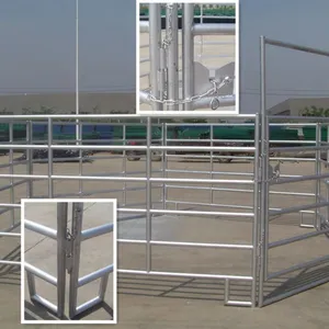 Galvanized Cattle Panel Tube 6 Ovals 6ft 10ft Long Utility Crowding Corral Panel / Livestock Pens thumbnail-2
