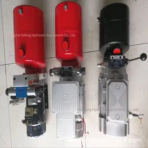 Small Hydraulic System - Power Unit - 12v Small Hydraulic Station for Sanitation Vehicles, Small in Size and Free Shipping thumbnail-3