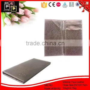 Best Selling Hotel Waterproof Sketch Book Menu Holder thumbnail-2