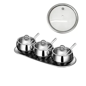 Tempered Glass Lid for Seasoning Jar Custom Size Transparent Cover Practical Sealing Accessory for Kitchen Condiment Storage Container Wholesale thumbnail-3