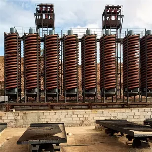 Argentina Lithium, Gold Copper Silver Ore Separator Widely Used Gravity Separation Equipment Spiral Chute Separator thumbnail-4