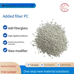 pc Glass Fiber Reinforced Gf10%, 20%, 30%, White Semi-transparent, Black pc With Added Fiber, High Hardness, Flame Retardant V0, High Temperature Resistance thumbnail-1
