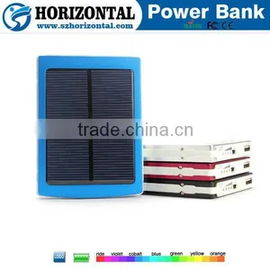 Free Custom Logo Power Bank,High Capacity Solar Power Bank 10000mAh Mobile Charger thumbnail-2