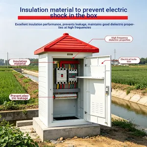 Water Saving Irrigation FRP Well House Intelligent Metering Fiberglass Pump Cabinet for Agricultural Project thumbnail-1